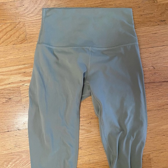 Lululemon Align HR Yoga Running Outdoor Rosemary Green Pants - Picture 6 of 9